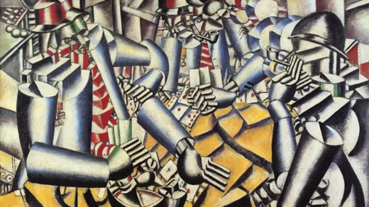 فرنان لژه، سربازان ورق‌باز، ۱۹۱۷