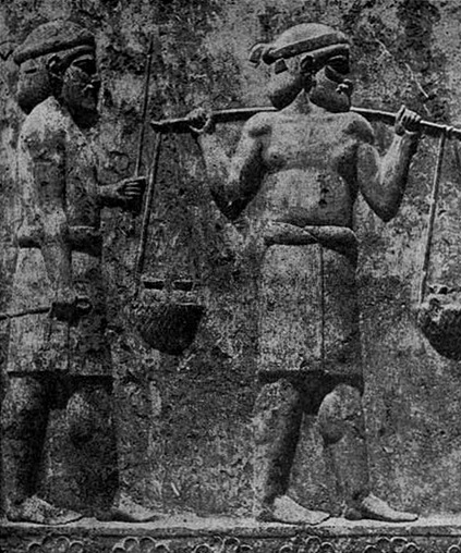 Relief of the general appearance of an Indian Aryan at Persepolis