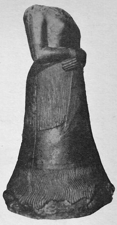 Bronze statue of the Elamite queen, Napir Azu, from the excavations at Susa