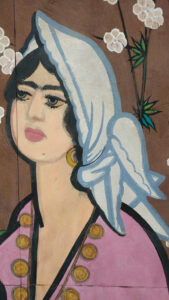 نمای نزدیک: چهره و روسری