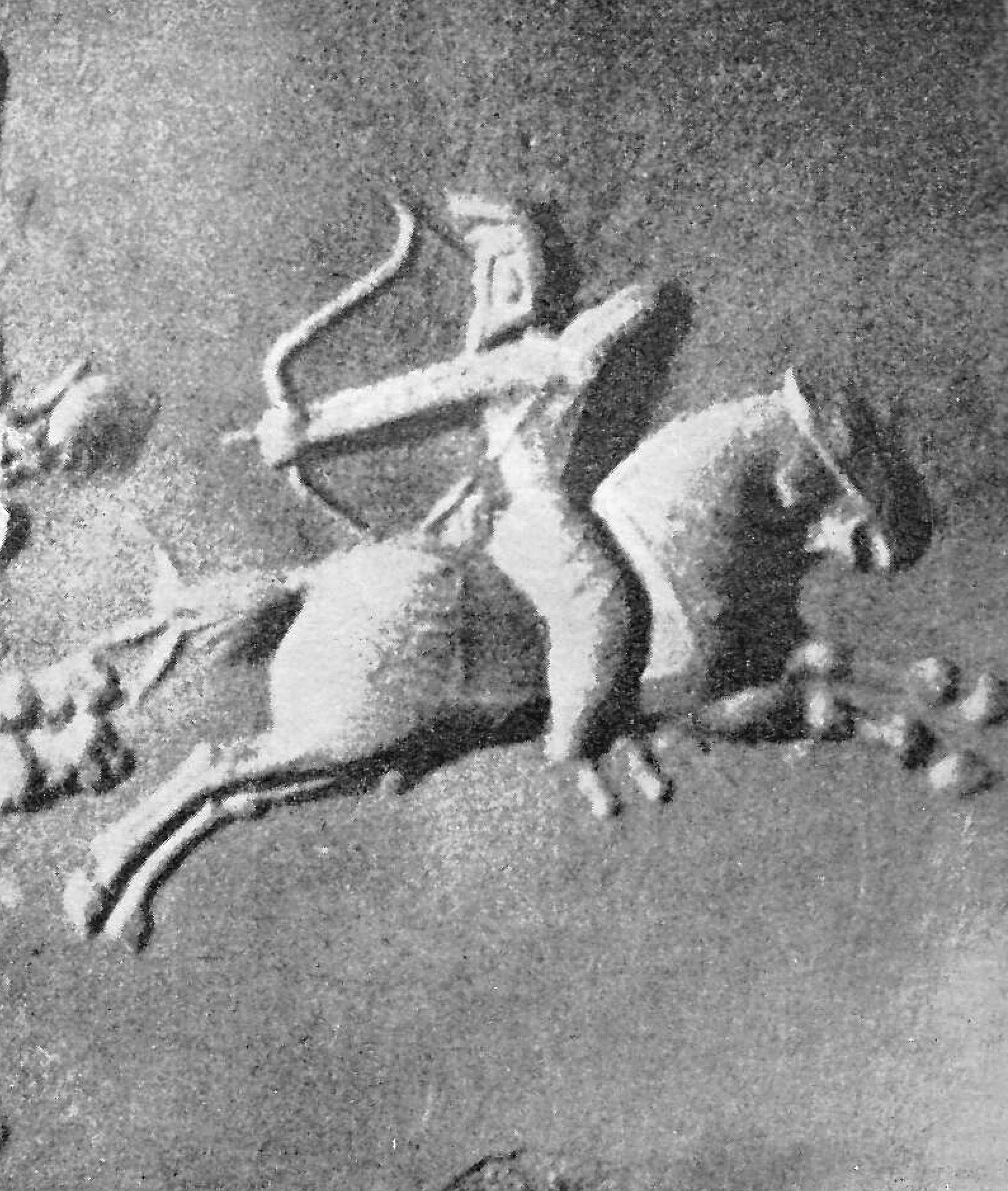 Seal design of a mounted archer attributed to the Achaemenid period